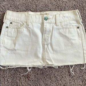 Hollister denim skirt